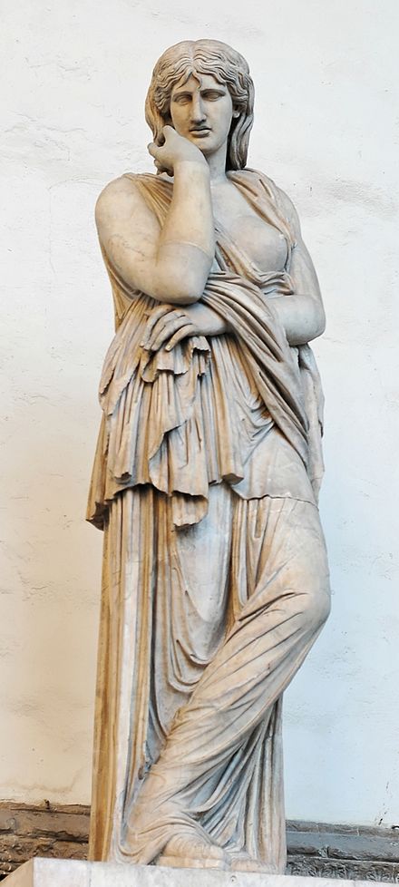 Statue of Thusnelda, wife of Arminius, at Loggia dei Lanzi, Florence.
