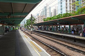 天富站月台（2016年6月）