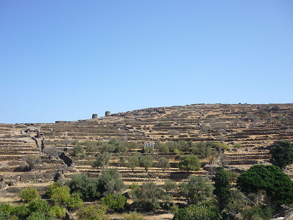 Landscape of the island