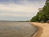 A beach on Lake Nipissing in West Ferris, a neighbourhood of North Bay