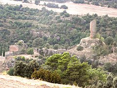 La iglesia vieja de San Jaime y la torre desde el norte.