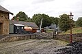 The view east across the south siding/yard