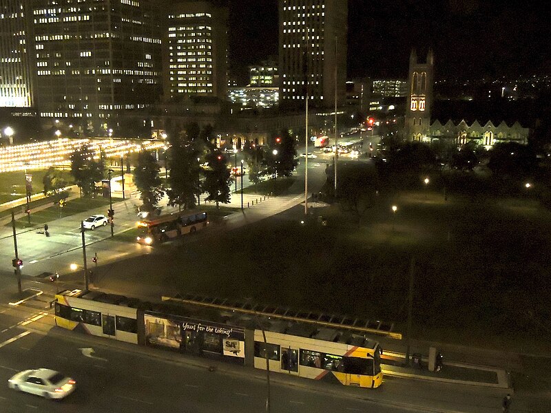 File:Tram and bus at Victoria Square, Adelaide.jpg