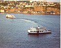 Traversiers de la traverse Québec - Lévis sur le fleuve Saint-Laurent en 1984.