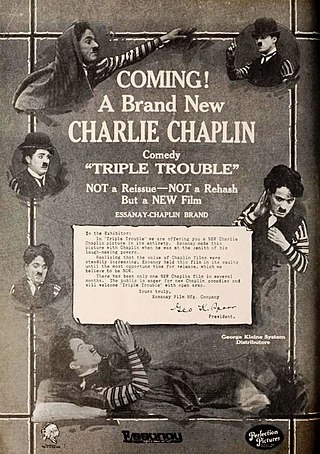 <i>Triple Trouble</i> (1918 film) 1919 American silent comedy film