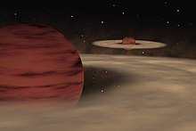 Artist's impression of Oph 1622 system with protoplanetary discs Twin Planemo System eso0629a.jpg