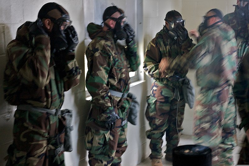 File:U.S. Marines, of III Marine Expeditionary Force, conduct chemical, biological, radiological and nuclear (CBRN) training where Marines conduct a series of tests while in the gas chamber at Camp Courtney, Okinawa 111222-M-LY681-038.jpg