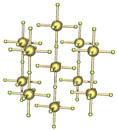 It is clear that the solid is a 1D coordination polymer