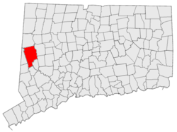 Location in Connecticut