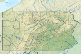 Voir sur la carte topographique de Pennsylvanie