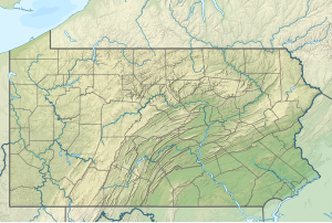 Map of Meadow Run mouth location