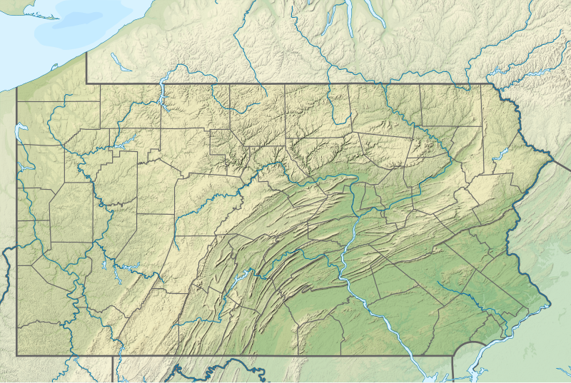 File:USA Pennsylvania relief location map.svg