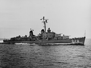 USS <i>Timmerman</i> (DD-828) Gearing-class destroyer