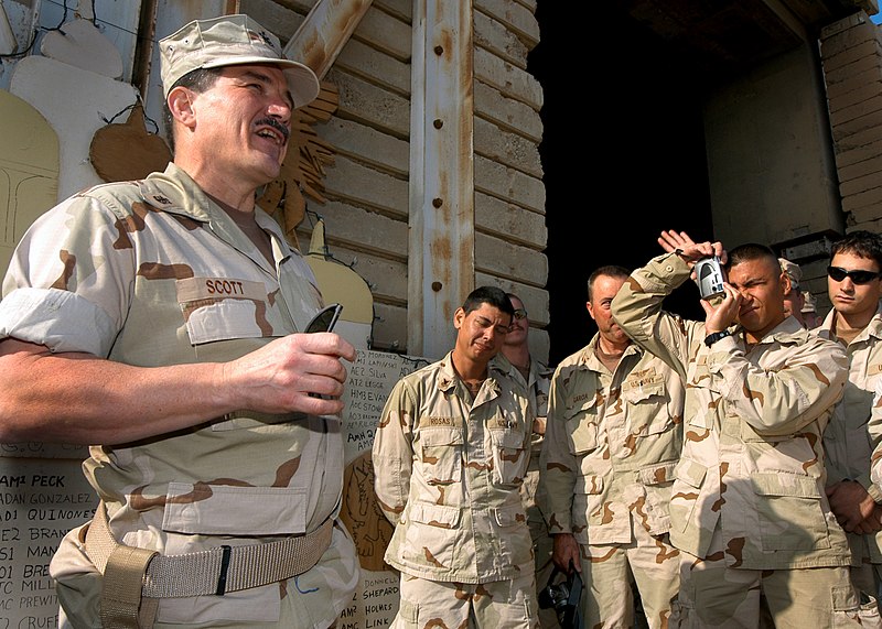 File:US Navy 031209-N-3879H-002 Master Chief Petty Officer of the Navy (MCPON) Terry Scott talks with Sailors assigned to the Firehawks of Helicopter Combat Search and Rescue-Special Warfare Support Squadron Five (HCS-5).jpg