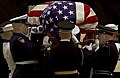 Reagan's casket