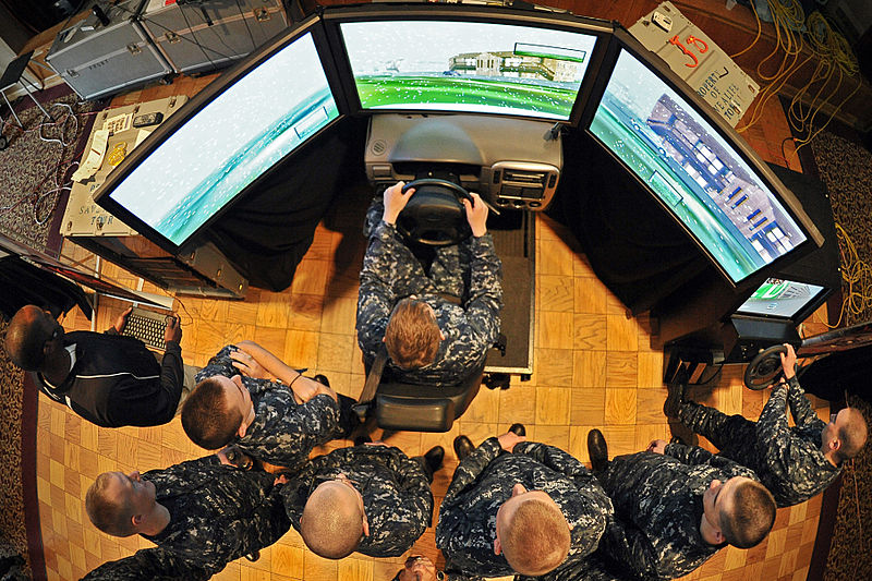 File:US Navy 100304-N-1783P-007 Students experiencing the effects of driving under the influence while operating a simulator.jpg