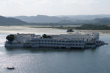 Lake Palace on Lake Pichola.
