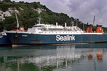 Sealink train ferry Ulidia at Dover Ulidia.jpg