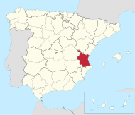 Valentia (provincia Hispaniae): situs