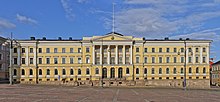 Government Palace in Helsinki, the Bank's home from 1824 until relocation to its current building in 1883 Valtioneuvoston linna.jpg