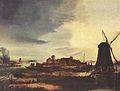 Арт ван дер Нер. «Пейзаж з вітряками». 1647-1649 рр., Ермітаж
