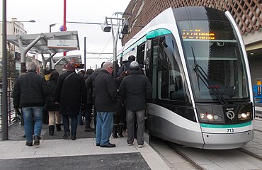 Alstom Citadis 302, lignes T7 et T8.