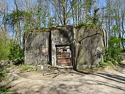 Casemate double, conçue par le Génie de la 1° Région Militaire, du Parc du Héron.