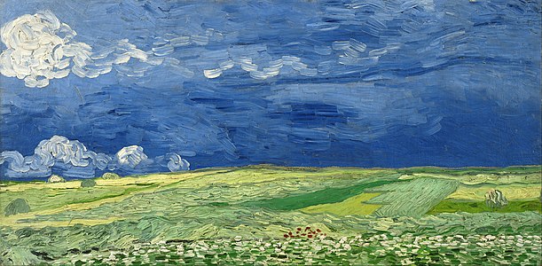Wheatfield Under Thunderclouds, 1890, Van Gogh Museum, Amsterdam, Netherlands (F778)
