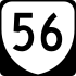 State Route 56 маркер