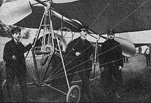 A Vlaicu I airplane at October 1910 military exercises