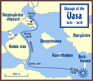 The disasterous maiden voyage of the Vasa. Although I like the simplistic beauty of this map, it lacks some pizzazz.