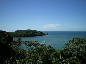 Şeytan Adası'nın görünümü.