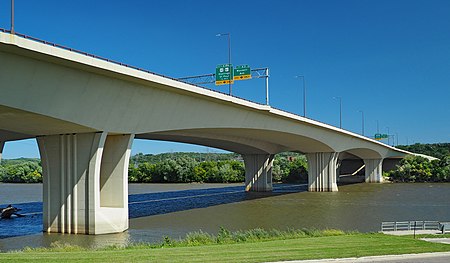 Wakota Bridge from SW