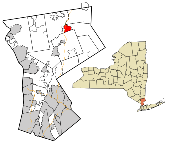 File:Westchester County New York incorporated and unincorporated areas Goldens Bridge highlighted.svg