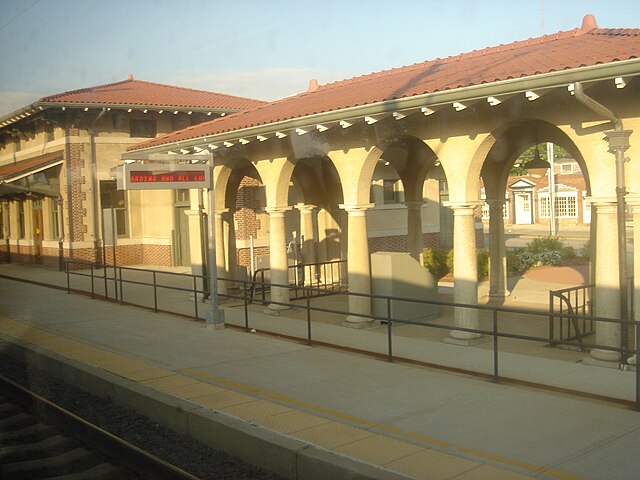 Amtrak station in Westerly