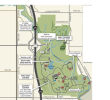 A map of Willow Metropark. Willow Metropark Trail Map.png