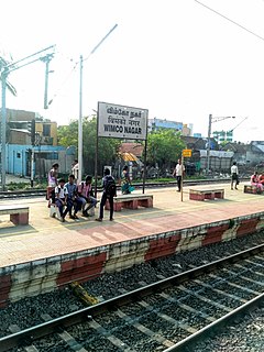 <span class="mw-page-title-main">Wimco Nagar railway station</span>