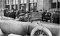 English: LIEUTENANT THE PRINCE OF WALES, AIDE-DE-CAMP TO SIR JOHN FRENCH, AT THE FRONT: H.R.H. DRIVING HIS OWN CAR, WITH PRINCE ALEXANDER OF TECK AS PASSENGER.