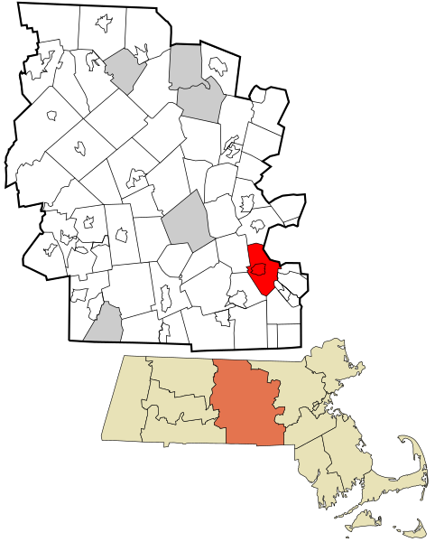File:Worcester County Massachusetts incorporated and unincorporated areas Upton highlighted.svg