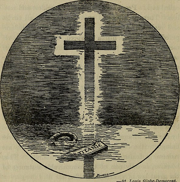 File:Wreck and sinking of the Titanic - the ocean's greatest disaster - a graphic and thrilling account of the sinking of the greatest floating palace ever built, carrying down to watery graves more than (14593344008).jpg