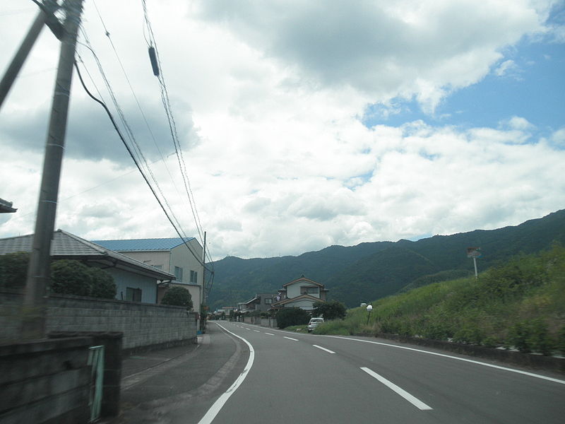 File:Yoshiitown 地神南 Anancity Tokushimapref Tokushimaprefectural road 282 Oi Minamijima line No,1.JPG