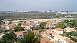 Fos-Sur-Mer, in the background industrial area with blast furnaces.