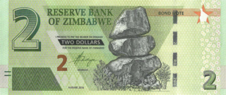 <span class="mw-page-title-main">Zimbabwean bond notes</span> A form of banknote in Zimbabwe