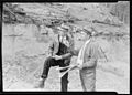 "H. R. Johnston, Assistant Engineer, and B. T. Clark at Norris Dam site." - NARA - 532714.jpg