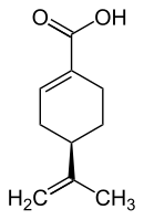 Structure of (+) - perillic acid