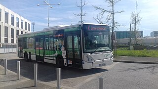 Irisbus Citelis 12 n°TVM24 sur la ligne K à Mantes-la-Jolie.