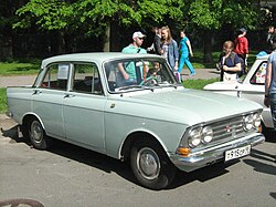 Moskvich-408IE w Rosji, sfotografowany w 2016 roku