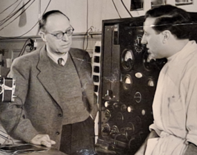 Эдмонд Фишер (справа) и Курт Мейер, вторая половина 1940-х, Женева