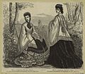 امرأتان ترتدي كل منهما شملة (1871).