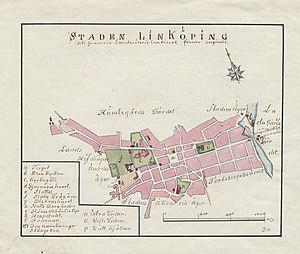 300px 18th century map of link%c3%b6ping%2c sweden